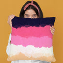 Abstract Sunset Sky Blush Throw Pillow By Alisa Galitsyna