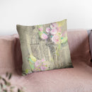 Birdcage Floral I Throw Pillow By Albena Hristova