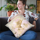 Elegance Iii Pink Throw Pillow By Albena Hristova