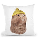 Fur Seal Throw Pillow By Animal Crew