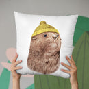 Fur Seal Throw Pillow By Animal Crew