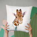 Giraffe Throw Pillow By Animal Crew
