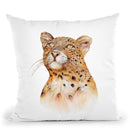 Leopard Throw Pillow By Animal Crew