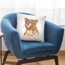 Leopard Throw Pillow By Animal Crew