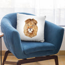 Lion Throw Pillow By Animal Crew