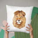 Lion Throw Pillow By Animal Crew