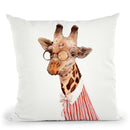 Mrs Giraffe Throw Pillow By Animal Crew