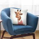 Mrs Giraffe Throw Pillow By Animal Crew
