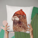 Otter Throw Pillow By Animal Crew