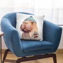 Tattooed Walrus Throw Pillow By Animal Crew