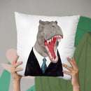 T-Rex Throw Pillow By Animal Crew