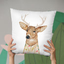 White Tailed Deer Throw Pillow By Animal Crew