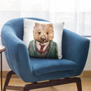 Wombat Throw Pillow By Animal Crew