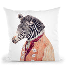 Zebra Throw Pillow By Animal Crew