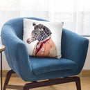 Zebra Throw Pillow By Animal Crew