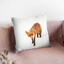 Red Fox Ii Throw Pillow By Aledanda