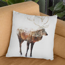 Arctic Deer Throw Pillow By Andreas Lie