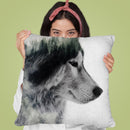 Wolf Stare Throw Pillow By Andreas Lie
