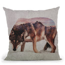 Wolf Andreas Lie Throw Pillow By Andreas Lie