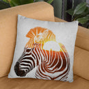 Zebra Andreas Lie Throw Pillow By Andreas Lie