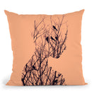 Birds Throw Pillow By Andreas Lie