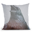 Corvus Throw Pillow By Andreas Lie