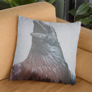 Corvus Throw Pillow By Andreas Lie