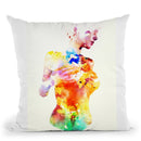 Crayon Throw Pillow By Andreas Lie