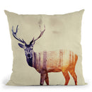 Deer I Throw Pillow By Andreas Lie