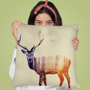 Deer I Throw Pillow By Andreas Lie