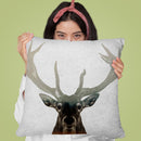 Deer Andreas Lie Throw Pillow By Andreas Lie