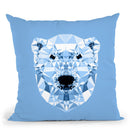 Diamond Polar Bear Throw Pillow By Andreas Lie