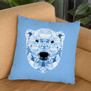 Diamond Polar Bear Throw Pillow By Andreas Lie