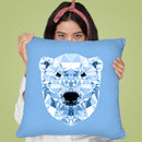Diamond Polar Bear Throw Pillow By Andreas Lie