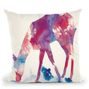 Fawn Throw Pillow By Andreas Lie
