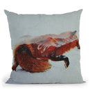Fox Throw Pillow By Andreas Lie