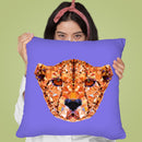 Geometric Cheetan Throw Pillow By Andreas Lie