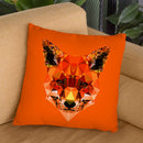 Geometric Fox Throw Pillow By Andreas Lie