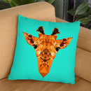 Geometric Giraffe Throw Pillow By Andreas Lie