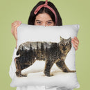 Arctic Lynx Throw Pillow By Andreas Lie