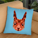 Geometric Squirrel Throw Pillow By Andreas Lie