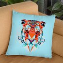 Geometric Tiger Throw Pillow By Andreas Lie