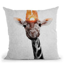Giraffe Throw Pillow By Andreas Lie