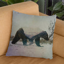 Grizzly Bear Throw Pillow By Andreas Lie