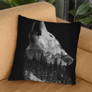 Howling Wolf Throw Pillow By Andreas Lie