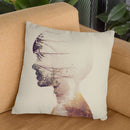 In The Woods Throw Pillow By Andreas Lie