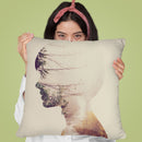 In The Woods Throw Pillow By Andreas Lie