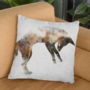 Jumping Fox Throw Pillow By Andreas Lie