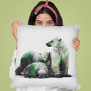 Arctic Polar Bear Family Throw Pillow By Andreas Lie