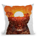 Leopard Cub Throw Pillow By Andreas Lie